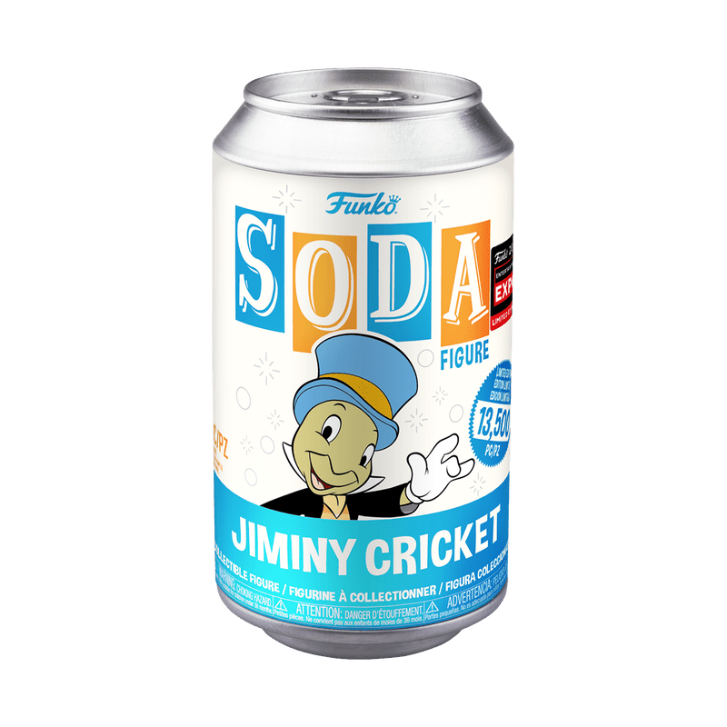 Funko Soda Vinyl: Disney - Jiminy Cricket 2024 Limited Edition Entertainment Expo Shared Exclusive - Fundom