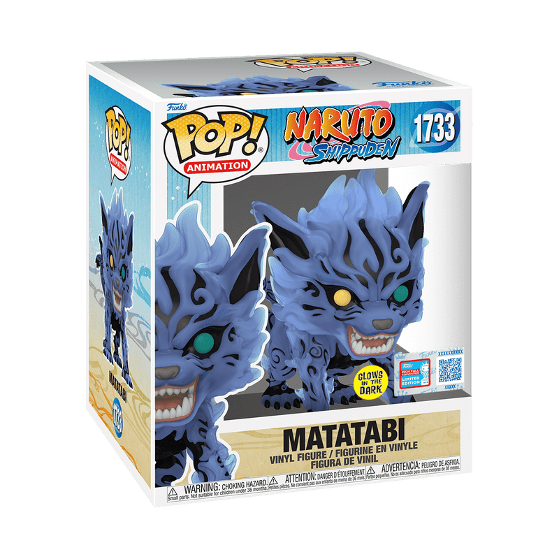 Funko Super Pop! Animation: Naruto Shippuden - Matatabi Glow - in - the - dark 1733 2024 Fall Convention Exclusive - Fundom