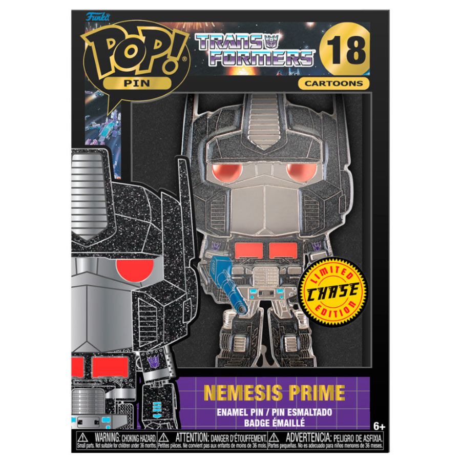 Funko Pop! Sized Pins: Transformers - Optimus Prime Chase Pin