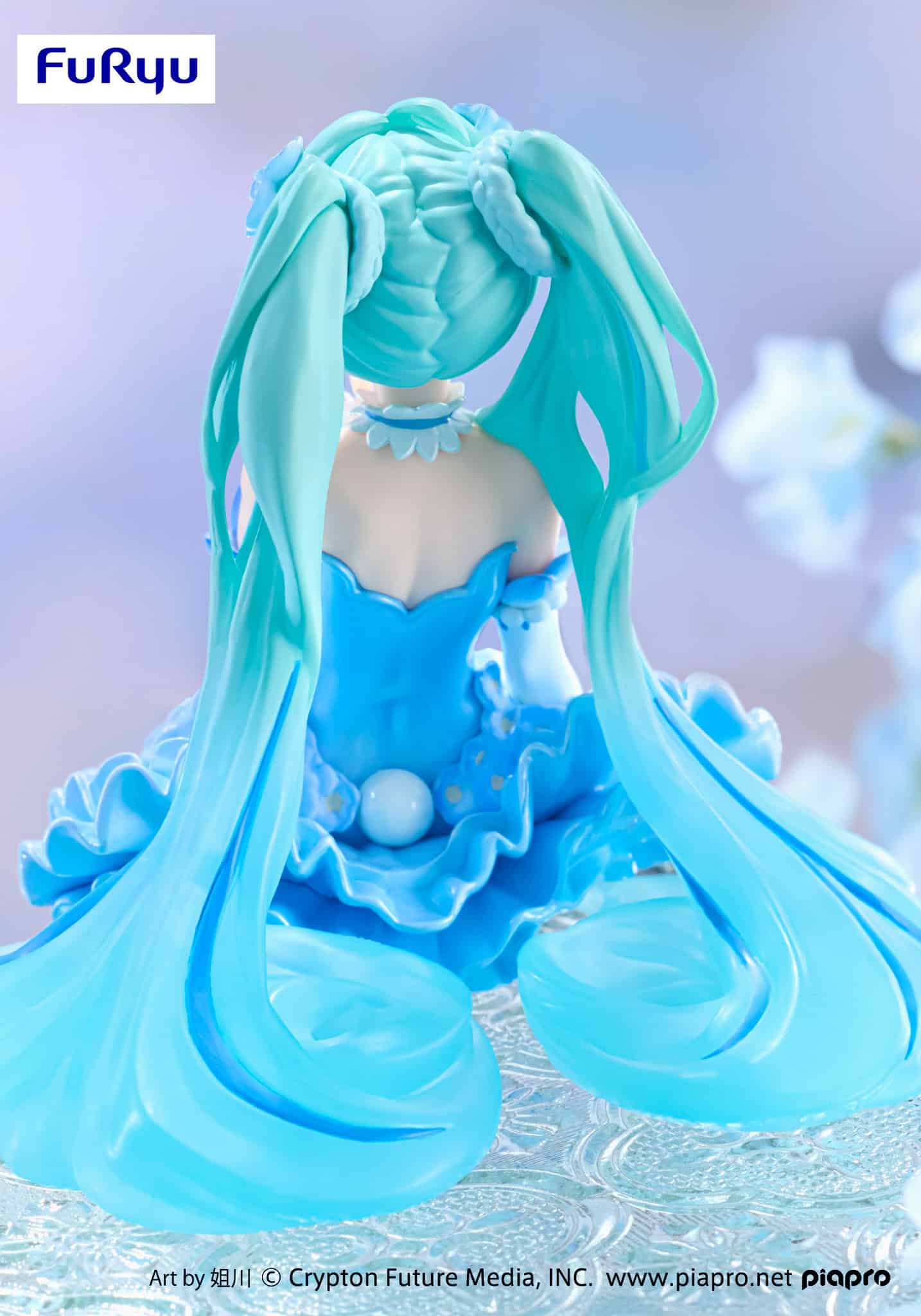 FuRyu - Hatsune Miku Flower Fairy Nemophila Pail Blue Color Version Noodle Stopper Figure - Fundom