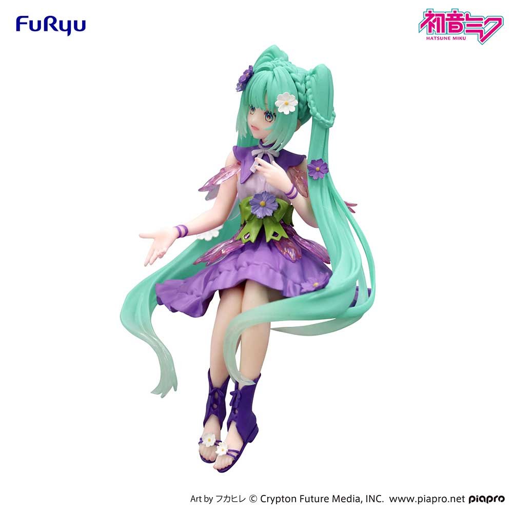 FuRyu - Hatsune Miku - Hatsune Miku Noodle Stopper Figure Flower Fairy Cosmos Purple Color Version - Fundom