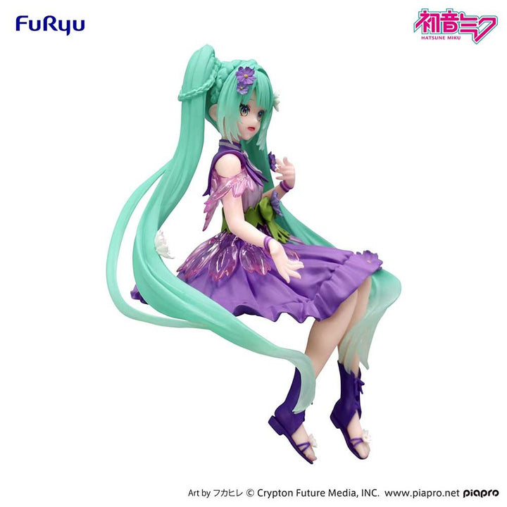 FuRyu - Hatsune Miku - Hatsune Miku Noodle Stopper Figure Flower Fairy Cosmos Purple Color Version - Fundom