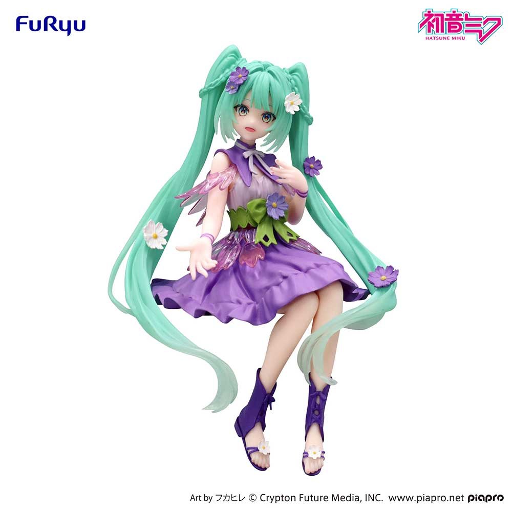 FuRyu - Hatsune Miku - Hatsune Miku Noodle Stopper Figure Flower Fairy Cosmos Purple Color Version - Fundom