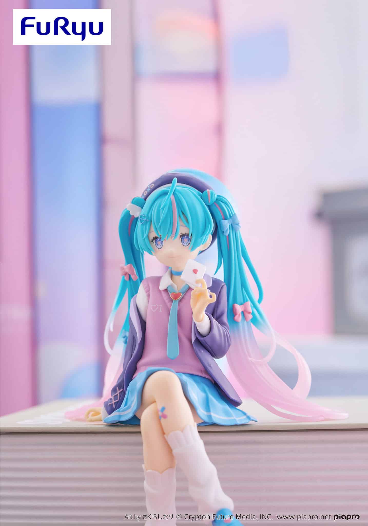 FuRyu - Hatsune Miku Love Blazer Navy Color Version Noodle Stopper Figure - Fundom