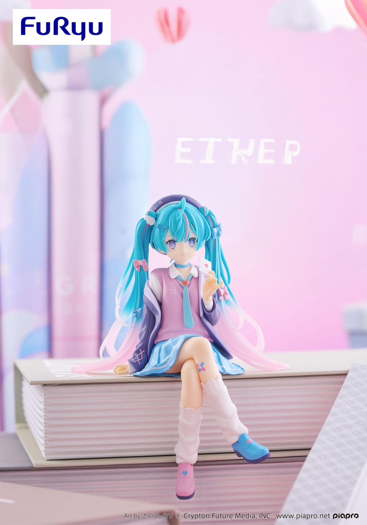 FuRyu - Hatsune Miku Love Blazer Navy Color Version Noodle Stopper Figure - Fundom