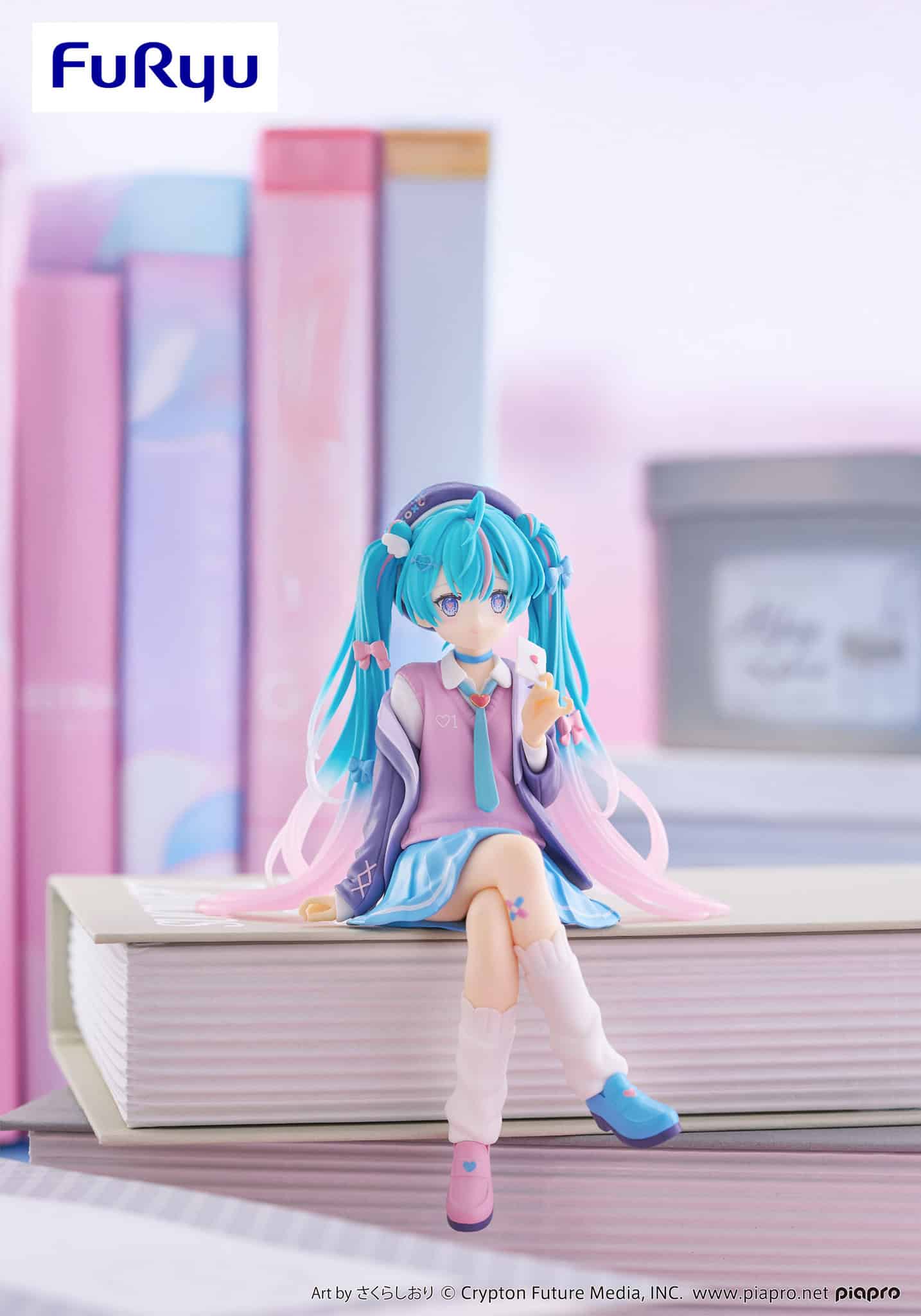 FuRyu - Hatsune Miku Love Blazer Navy Color Version Noodle Stopper Figure - Fundom