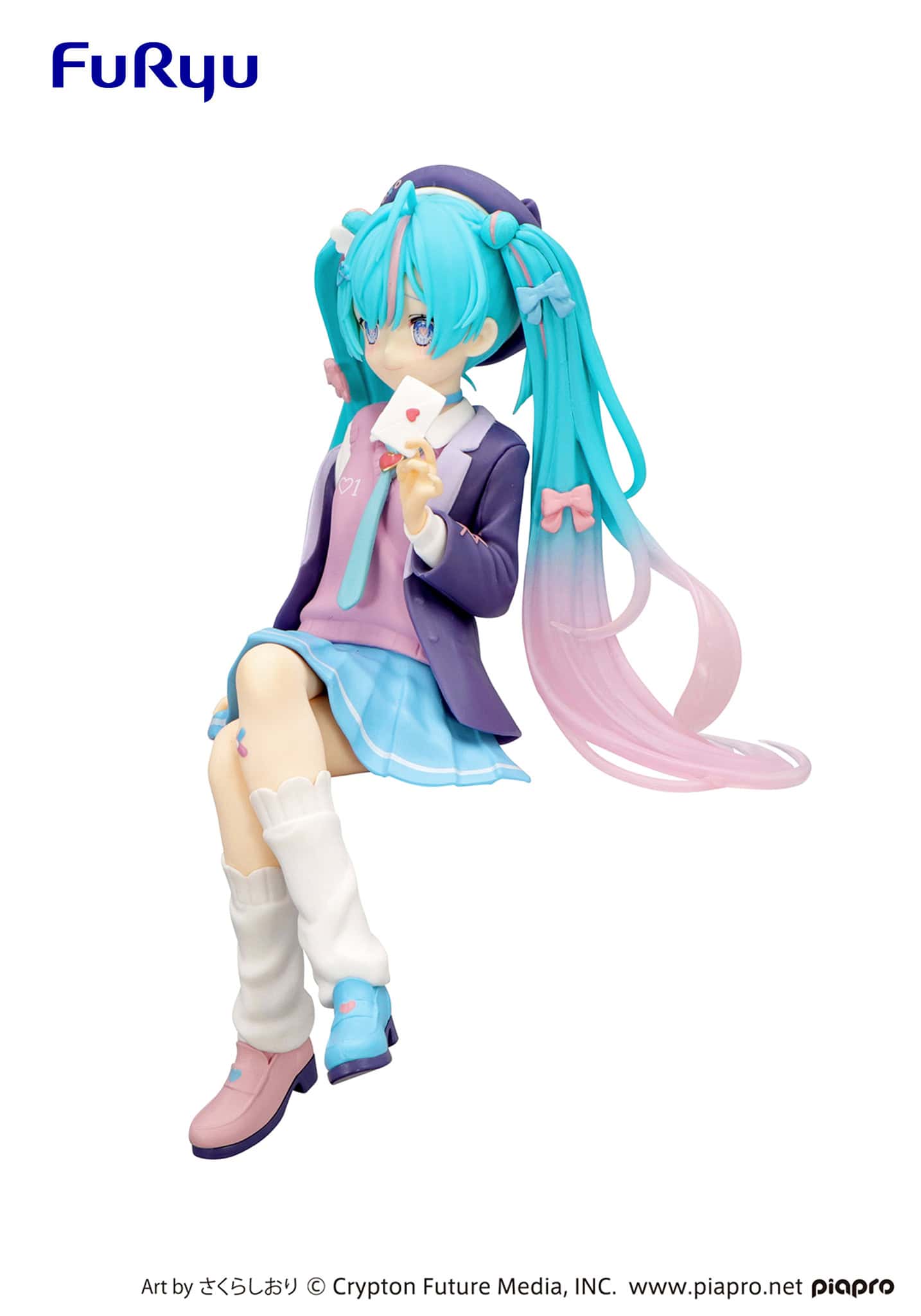 FuRyu - Hatsune Miku Love Blazer Navy Color Version Noodle Stopper Figure - Fundom