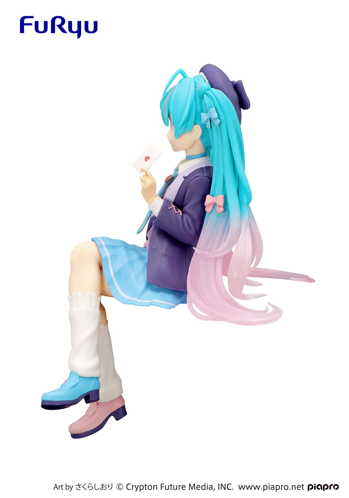FuRyu - Hatsune Miku Love Blazer Navy Color Version Noodle Stopper Figure - Fundom