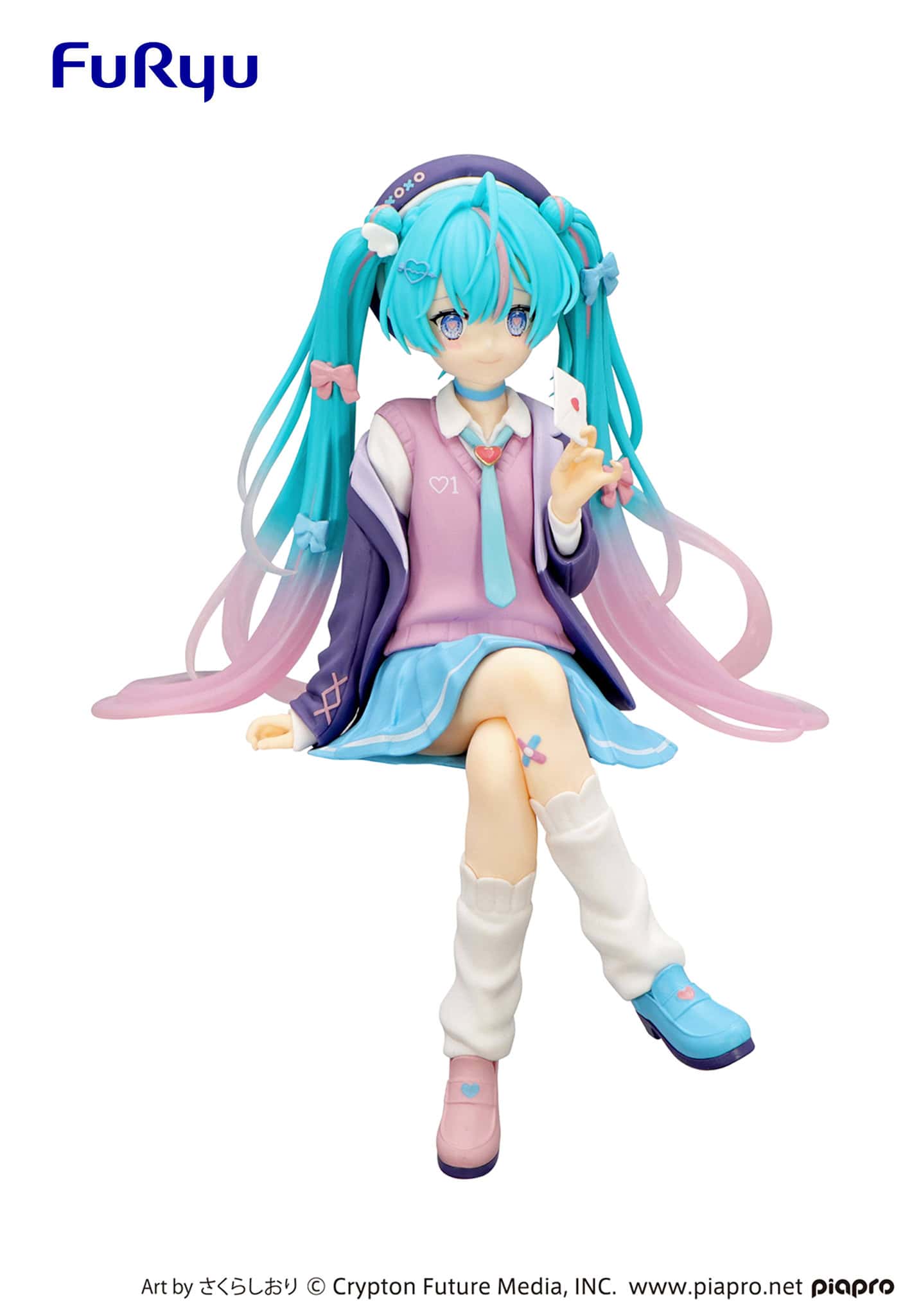 FuRyu - Hatsune Miku Love Blazer Navy Color Version Noodle Stopper Figure - Fundom