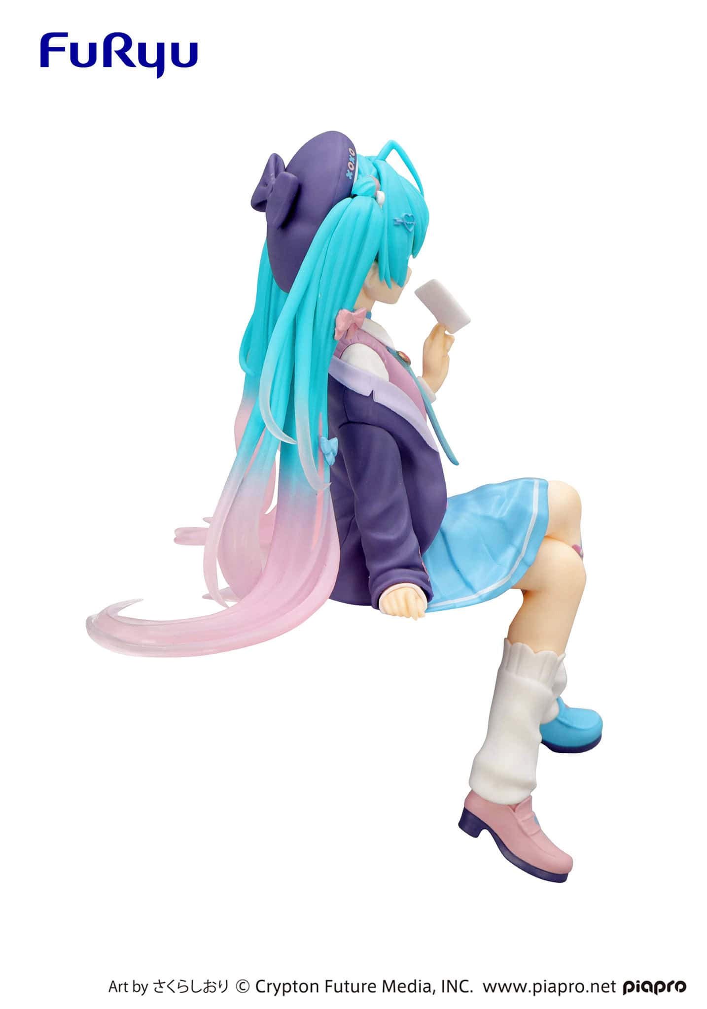FuRyu - Hatsune Miku Love Blazer Navy Color Version Noodle Stopper Figure - Fundom