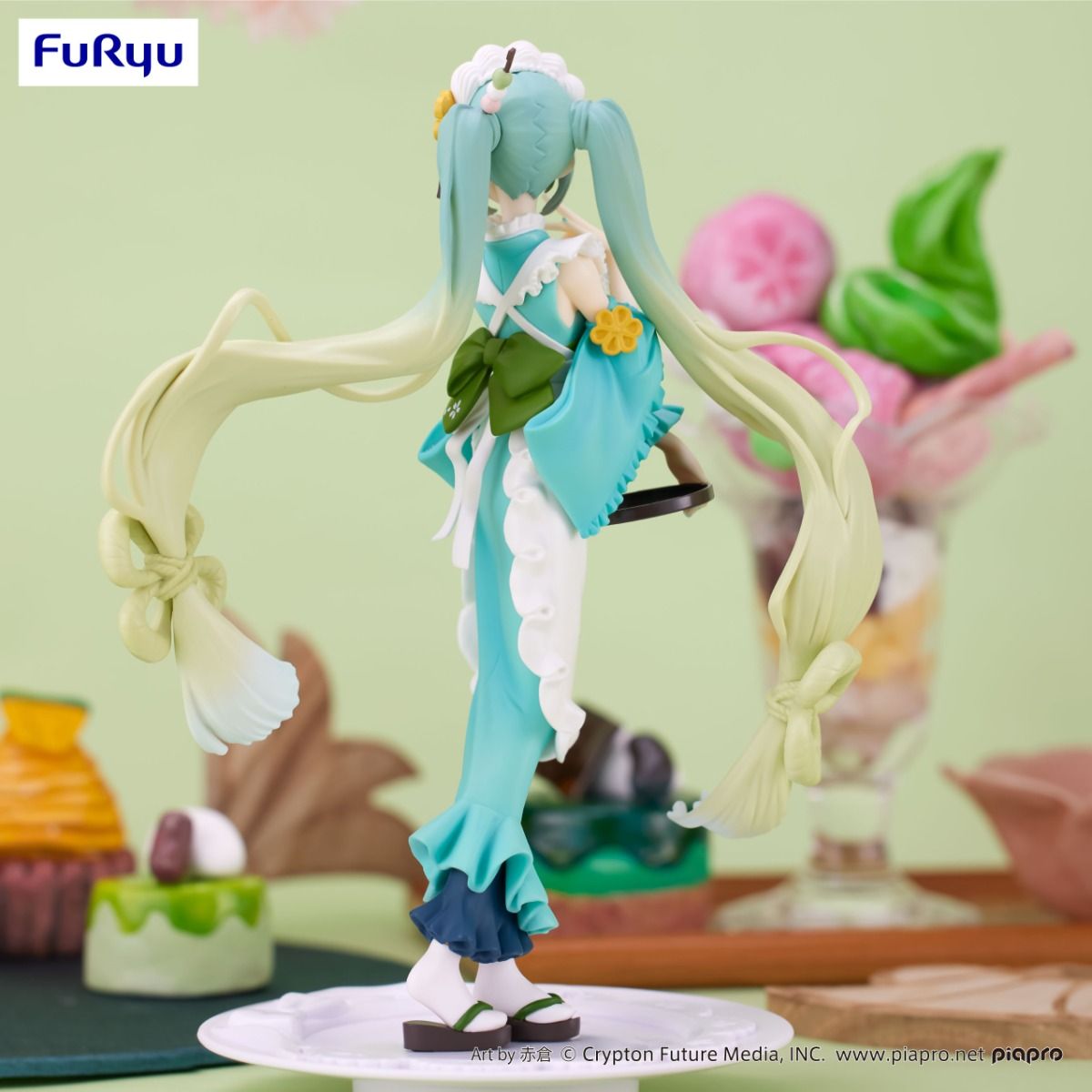 FuRyu - Hatsune Miku - Matcha Green Tea Parfait Mint Version Exceed Creative Figure - Fundom
