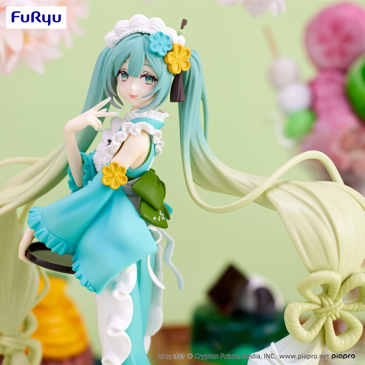 FuRyu - Hatsune Miku - Matcha Green Tea Parfait Mint Version Exceed Creative Figure - Fundom