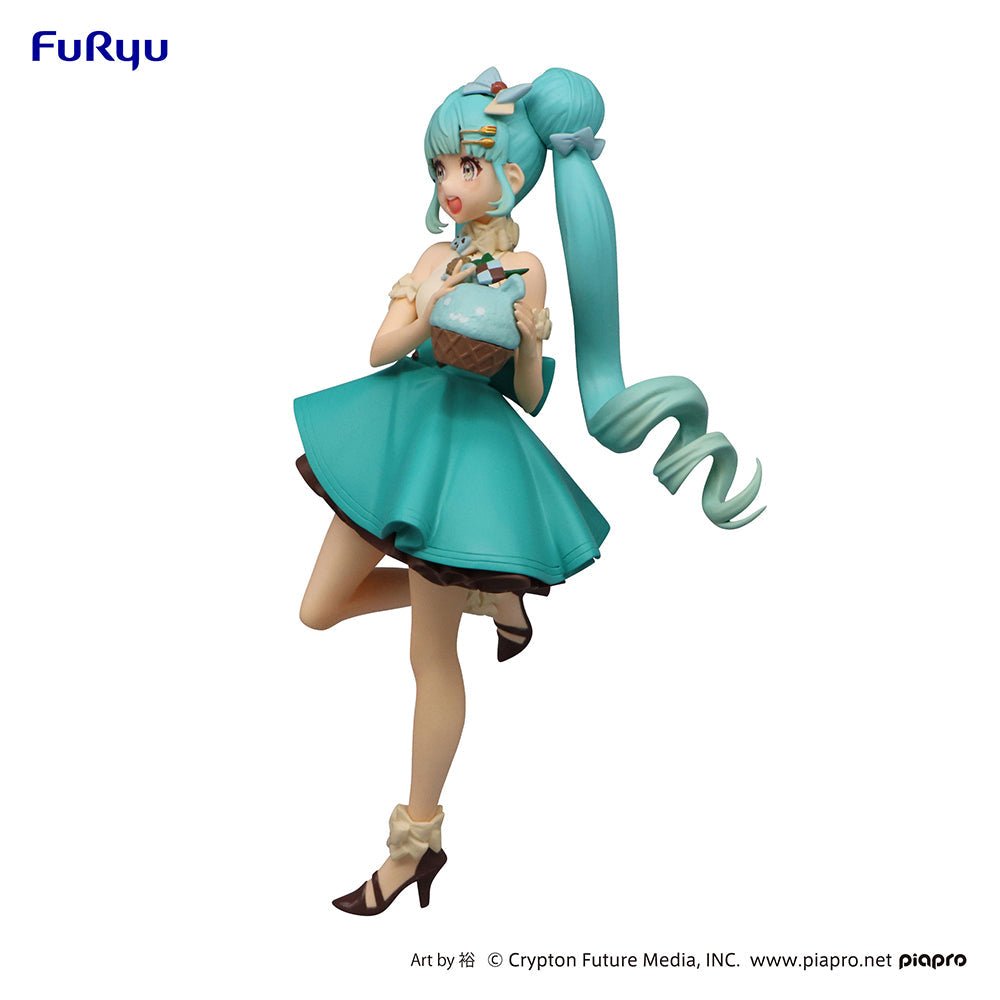 FuRyu - Hatsune Miku Prize SweetSweets Series Chocolate Mint Version Re - run Figure - Fundom