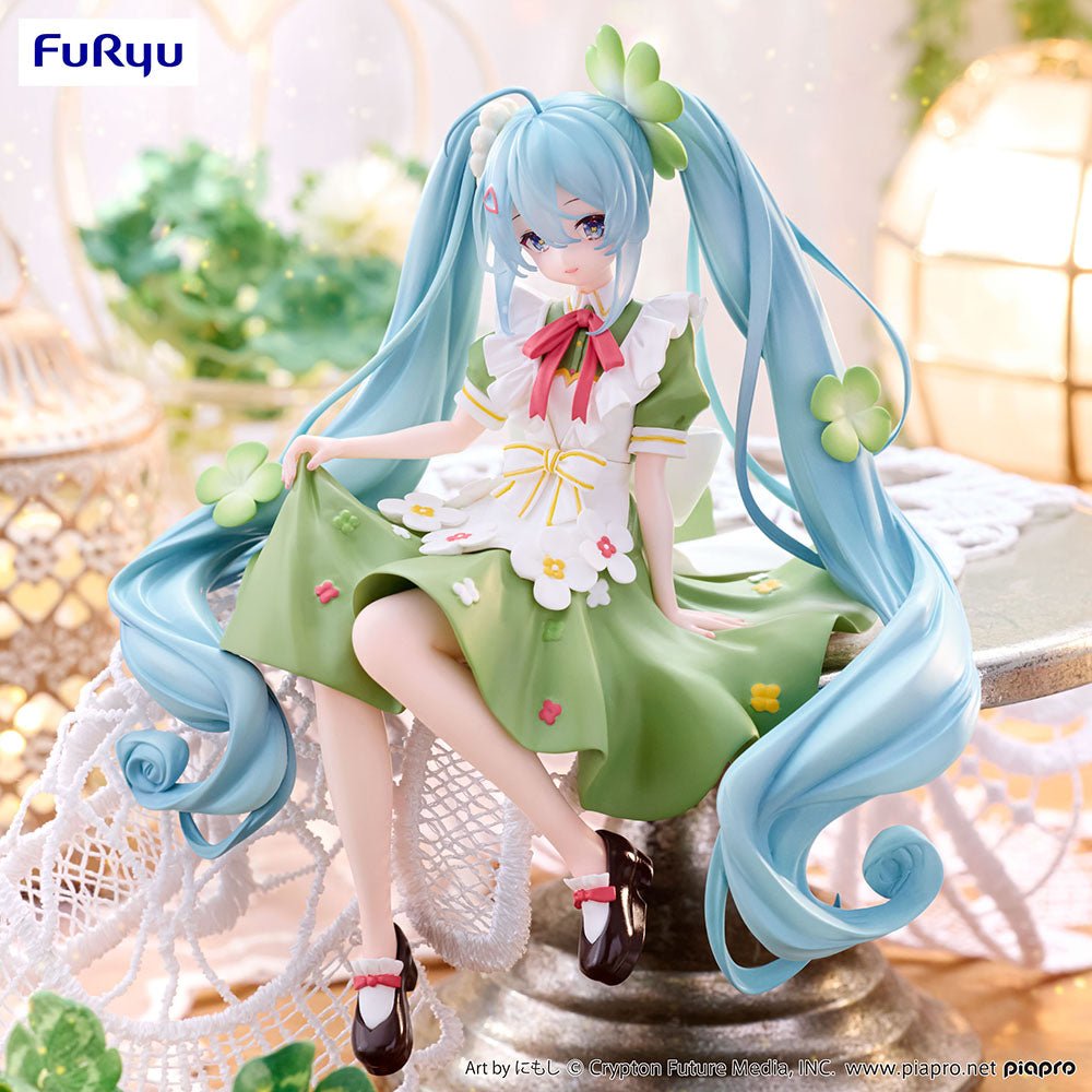 FuRyu - Vocaloid - Hatsune Miku Flower Fairy Clover Noodle Stopper Figure - Fundom