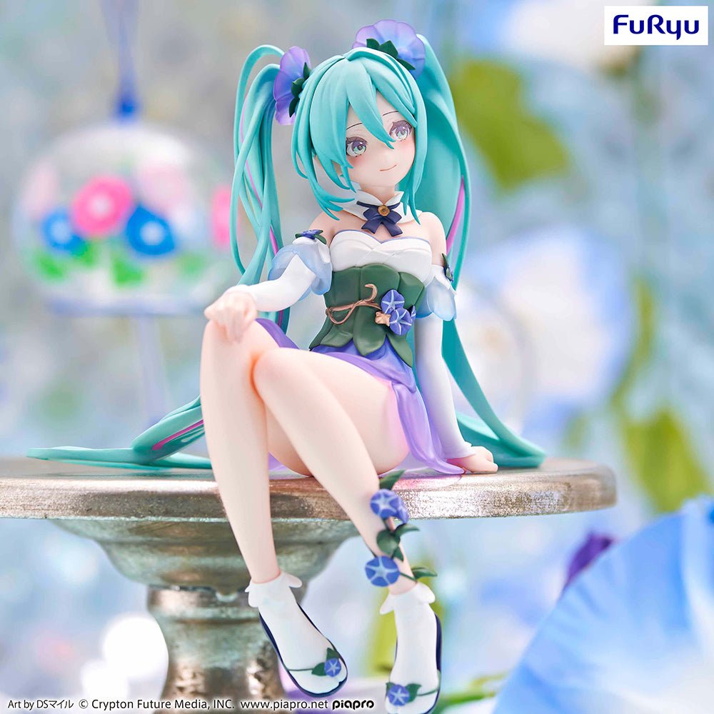 FuRyu - Vocaloid - Hatsune Miku Flower Fairy Morning Glory Ver Noodle Stopper Vocaloid Figure - Fundom