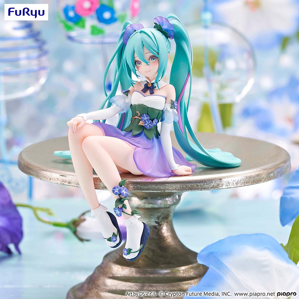 FuRyu - Vocaloid - Hatsune Miku Flower Fairy Morning Glory Ver Noodle Stopper Vocaloid Figure - Fundom