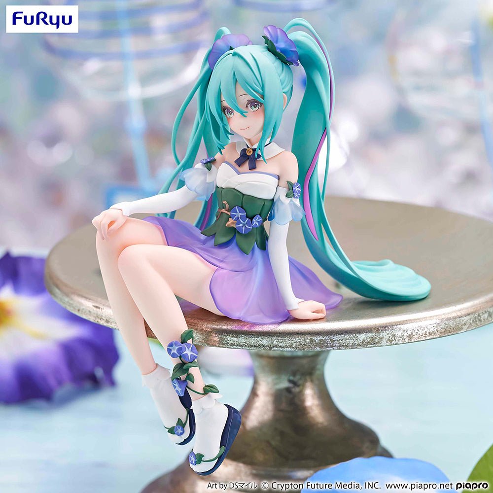 FuRyu - Vocaloid - Hatsune Miku Flower Fairy Morning Glory Ver Noodle Stopper Vocaloid Figure - Fundom