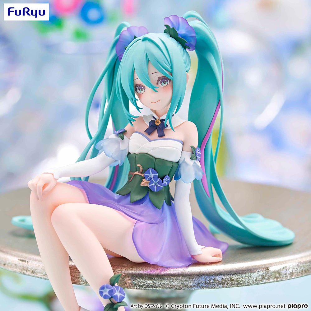 FuRyu - Vocaloid - Hatsune Miku Flower Fairy Morning Glory Ver Noodle Stopper Vocaloid Figure - Fundom