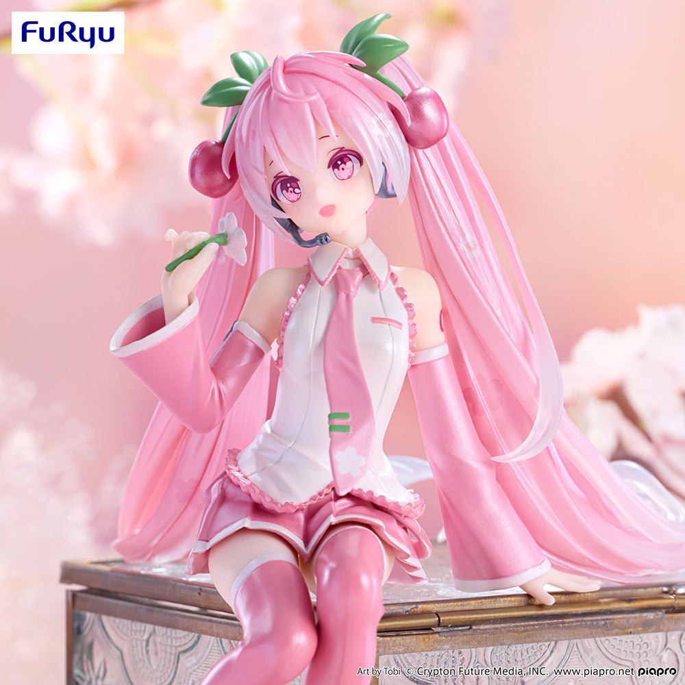 FuRyu - Vocaloid - Hatsune Miku Sakura Miku 2024 Pearl Color Version Noodle Stopper Figure - Fundom