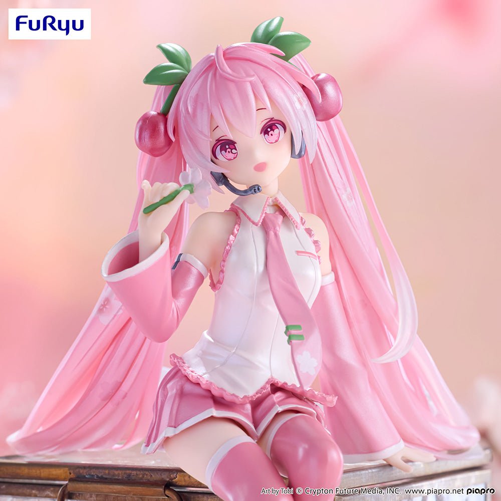 FuRyu - Vocaloid - Hatsune Miku Sakura Miku 2024 Pearl Color Version Noodle Stopper Figure - Fundom