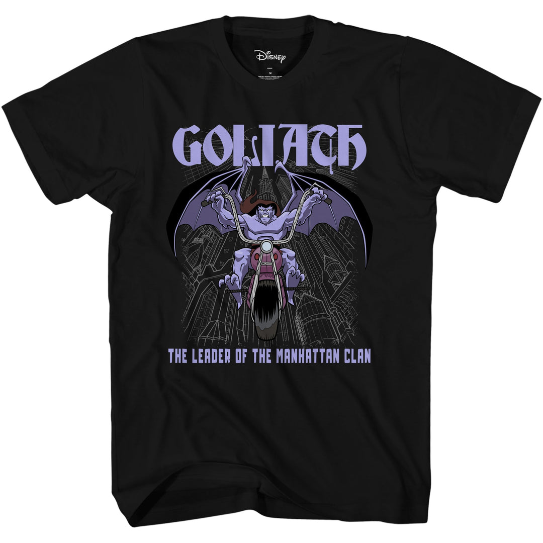 Gargoyles Biker Goliath Ride Manhattan Clan Disney 90's Retro Adult T-Shirt - Fundom