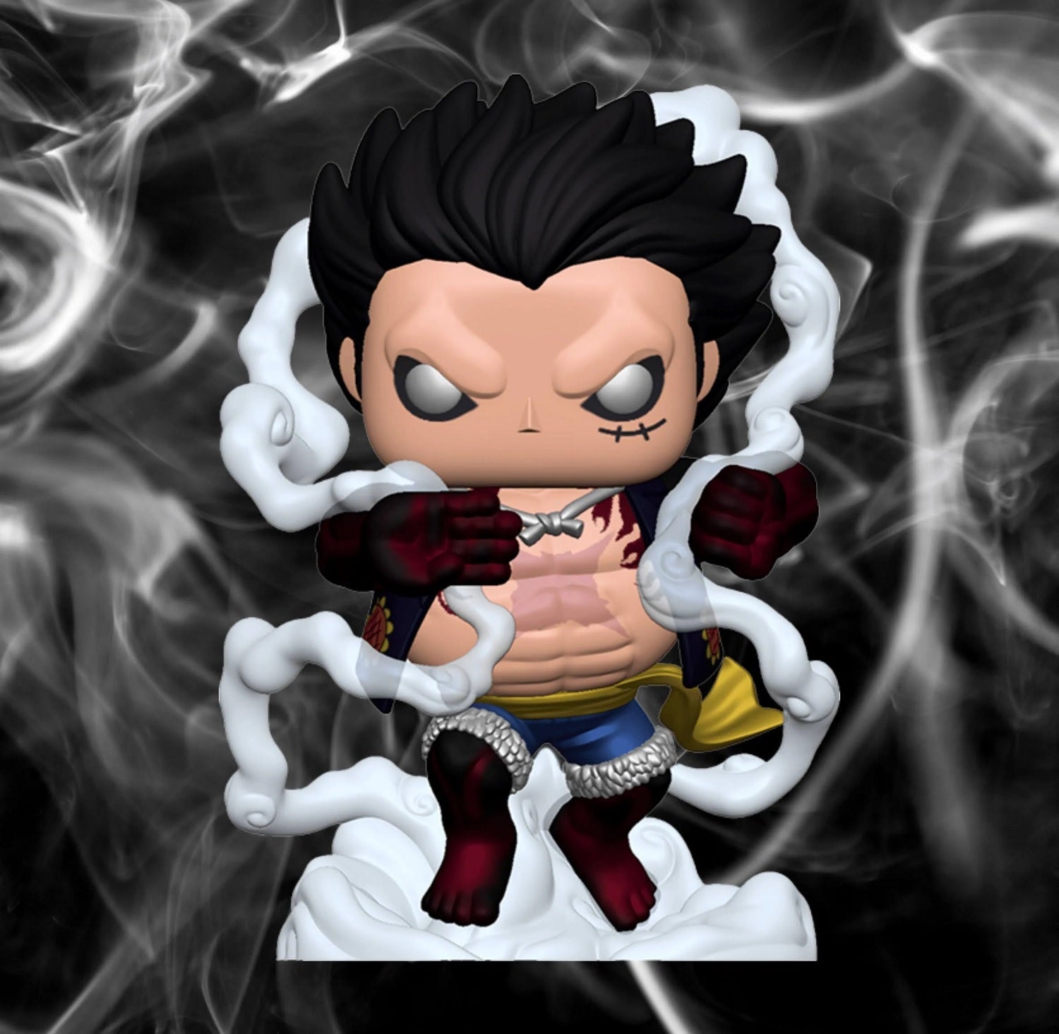 luffy gear 4 funko Funko Pop! One Piece: Luffy Gear Four Exclusive Vinyl Figure Fundom