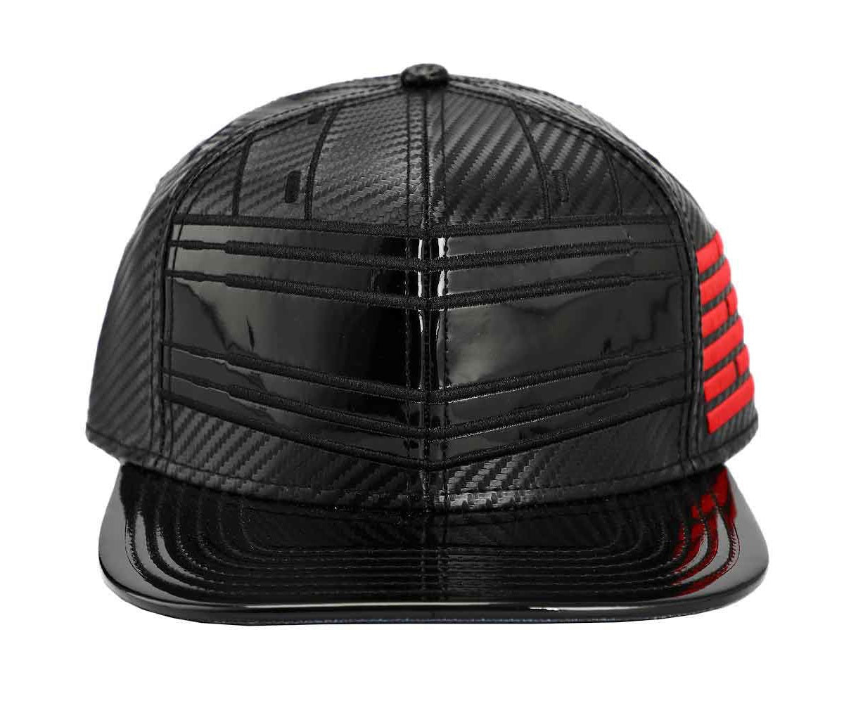G.I. Joe Snake Eyes 6 Panel Carbon Fiber Snapback Cap Hat - Fundom