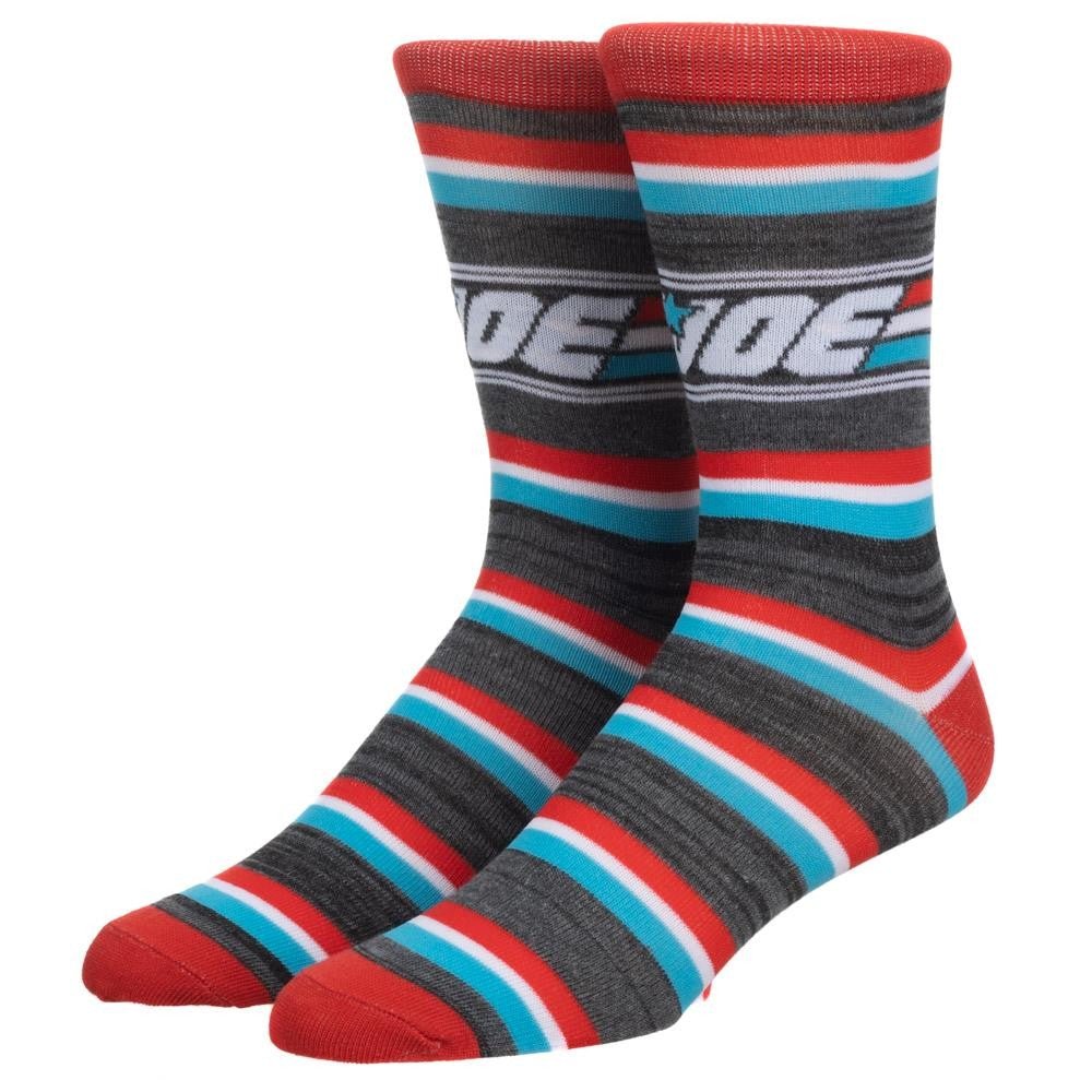 G.I.Joe Logo Stripe Crew Socks - Fundom