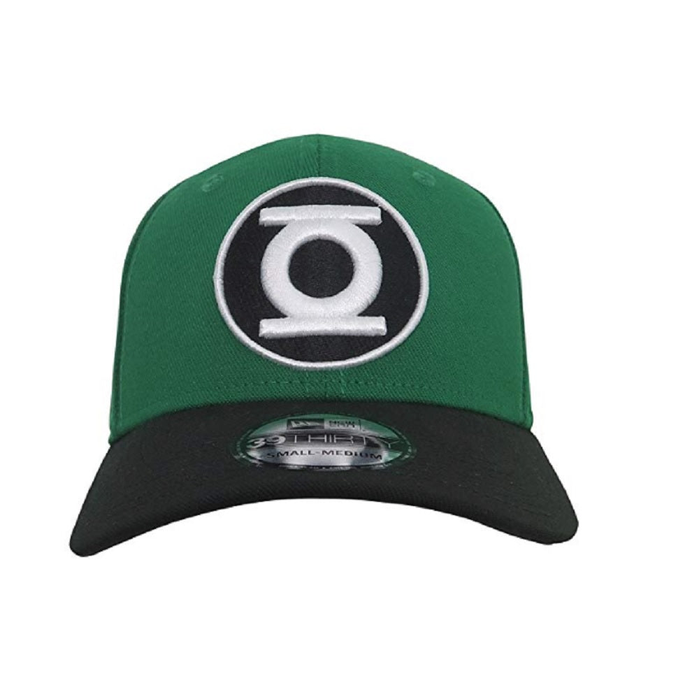 Green Lantern Hal Jordan Symbol New Era 39Thirty Fitted Hat - Small/Medium