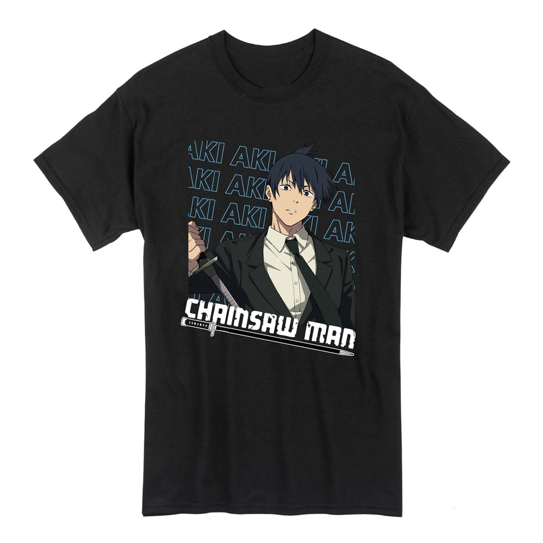 Great Eastern Entertainment Chainsaw Man - Aki's Attack Adult Men T-Shirt - Fundom