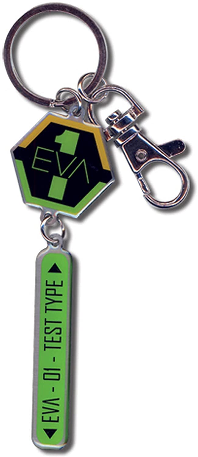 Great Eastern Entertainment Evangelion Unit 01 Insignia Keychain - Fundom