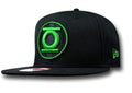 Green Lantern Symbol Black 9FIFTY New Era Snapback Cap Hat - Fundom