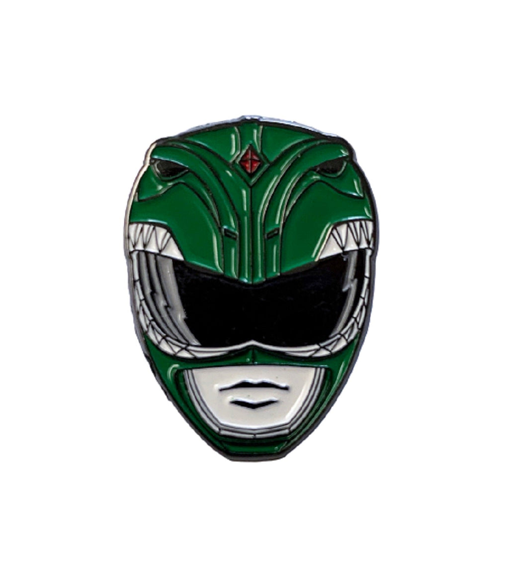 Power Rangers - Green Ranger Mask & Emblem - Enamel Pin 2-Pack