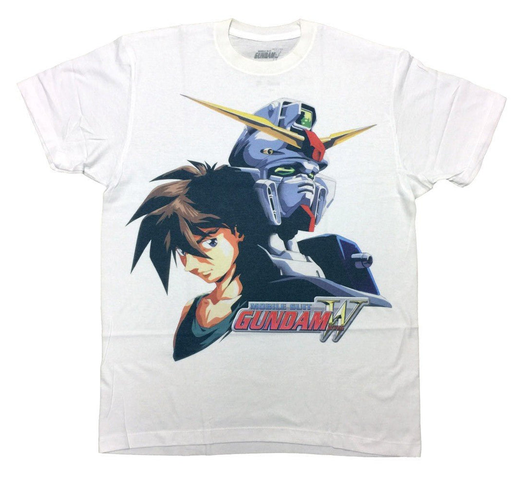 Gundam Wing Heero And Gundam Anime Adult T-Shirt - Fundom