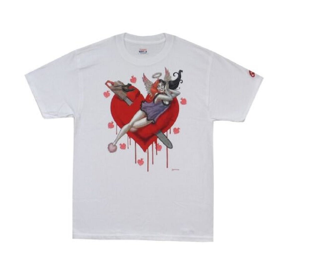 Harley Quinn Bombshell Heartbreak Batman DC Comics Adult T-Shirt - Fundom