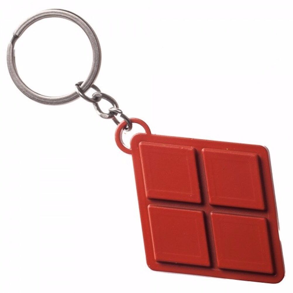 Harley Quinn Symbol Painted Metal DC Comics Key Chain Key Ring - Fundom