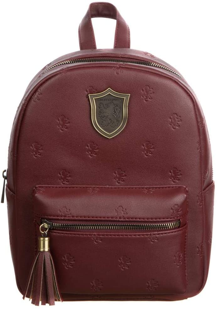 Harry Potter Hogwarts Gryffindor Faux Leather Mini Backpack Bag - Fundom