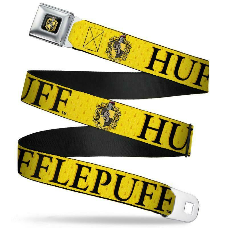Harry Potter HUFFLEPUFF Crest Seatbelt Belt - Fundom