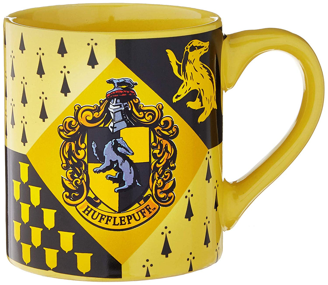 Harry Potter Hufflepuff House Crest Ceramic Mug 14 - Ounces Silver Buffalo - Fundom