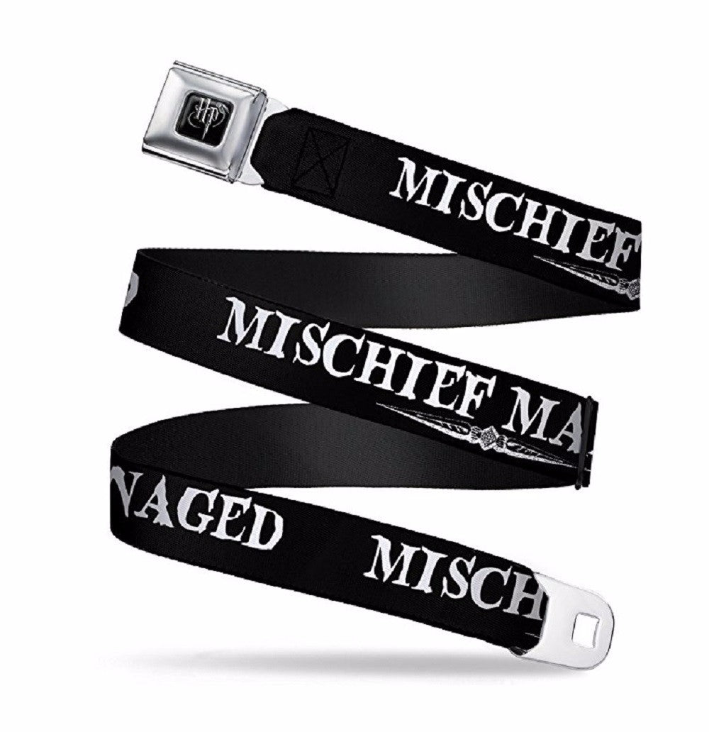 Harry Potter Mischief Managed Seatbelt Belt - Fundom
