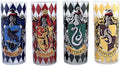 Harry Potter Movies House Crests Glass Tumbler 4 Pack Set - Fundom
