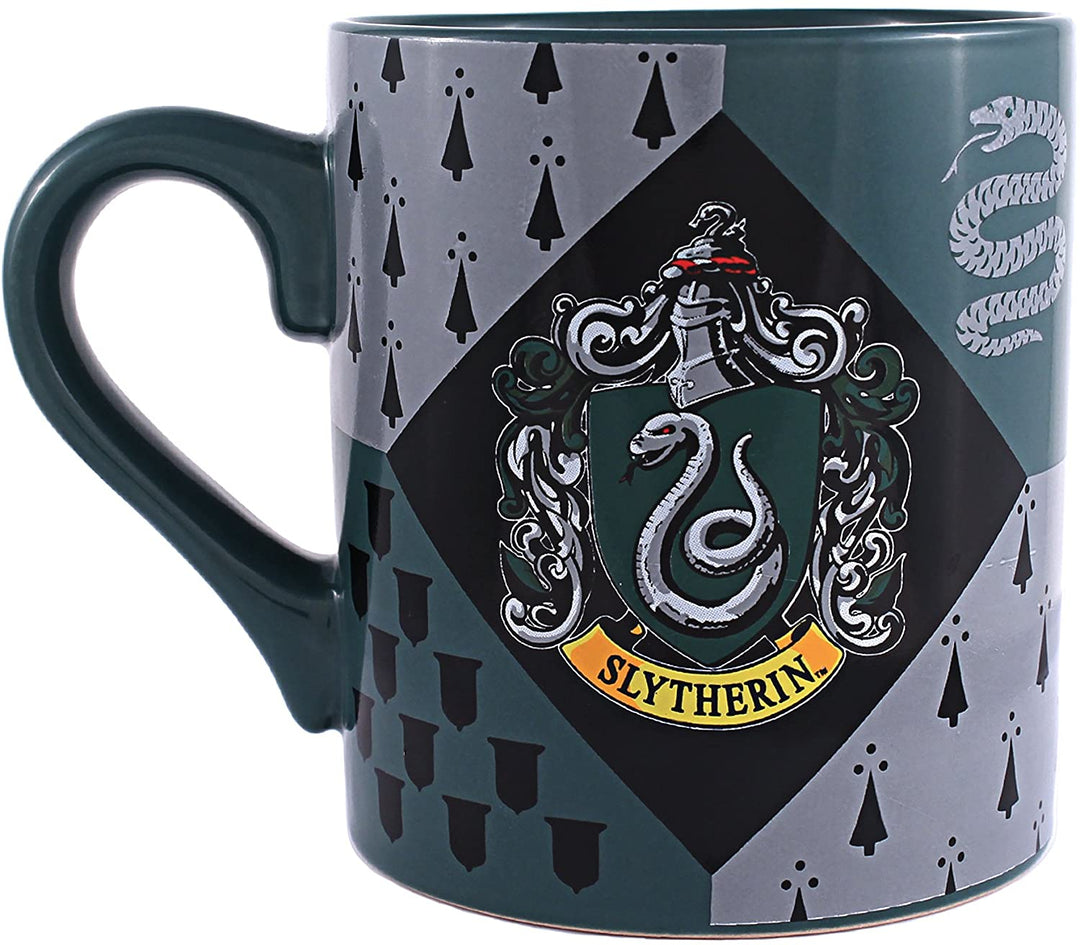 Harry Potter Slytherin House Crest Ceramic Mug 14 Ounces - Fundom