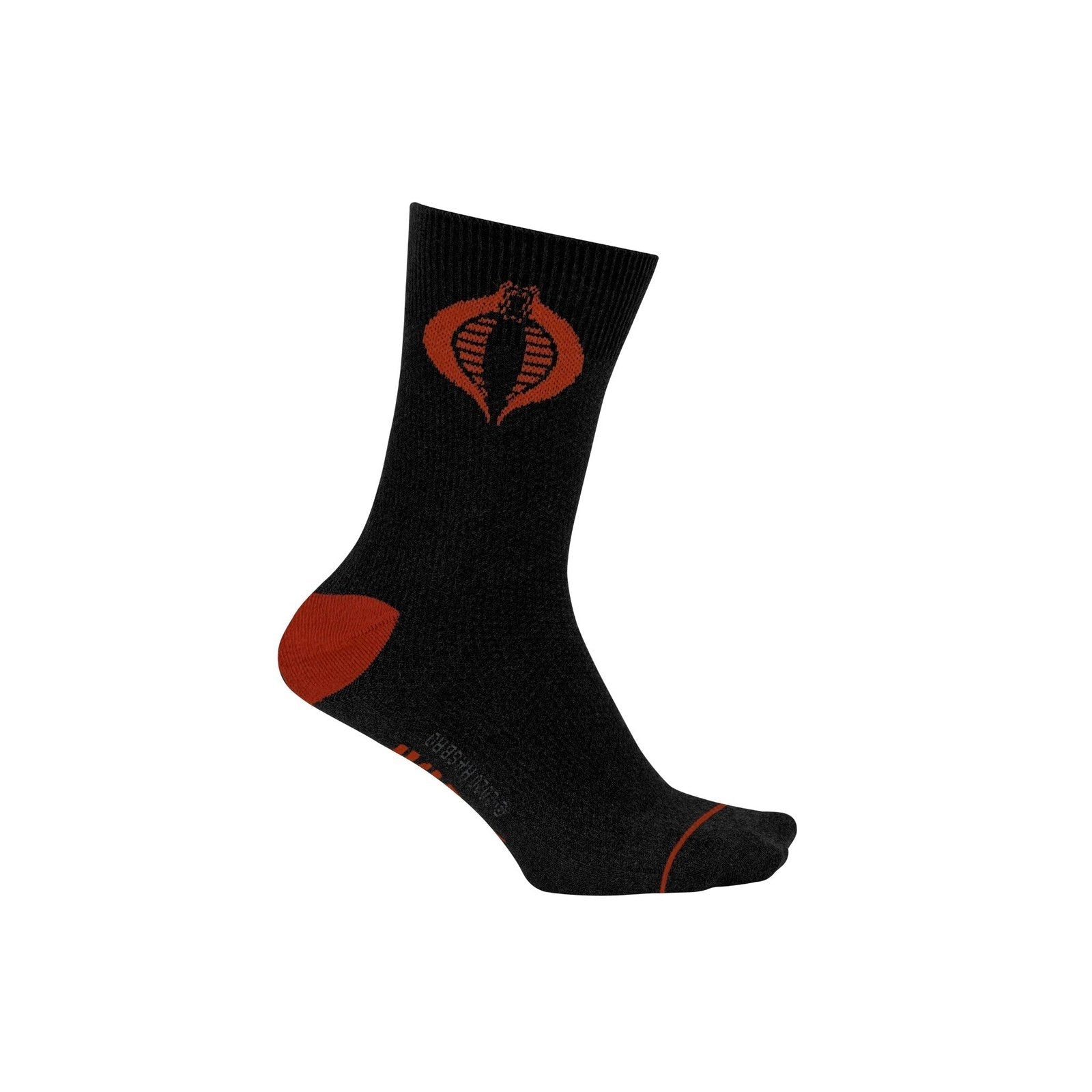 Hasbro G.I. Joe Cobra Symbol Black and Red Crew Socks - Fundom