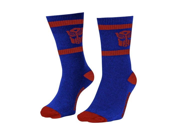 Hasbro Transformers Autobots Symbol Blue and Red Crew Socks - Fundom