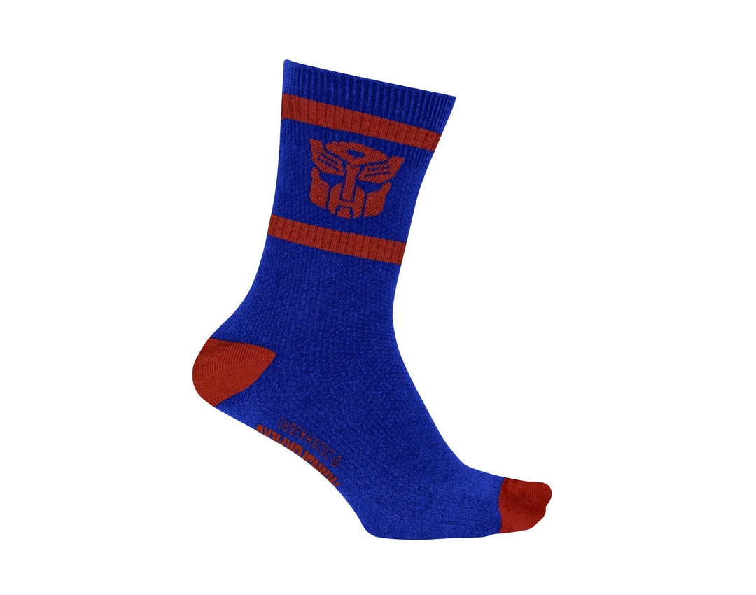 Hasbro Transformers Autobots Symbol Blue and Red Crew Socks - Fundom