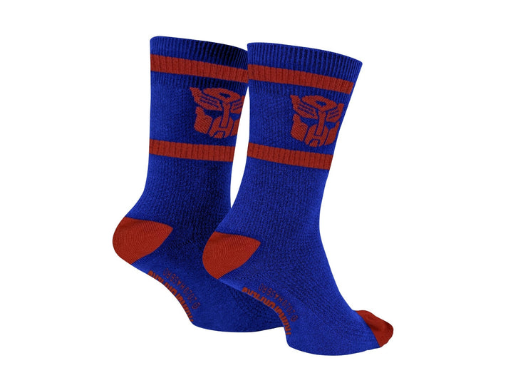Hasbro Transformers Autobots Symbol Blue and Red Crew Socks - Fundom