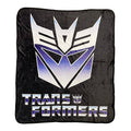 Hasbro Transformers Decepticon Symbol 80's Cartoon Fleece Throw Blanket - Fundom
