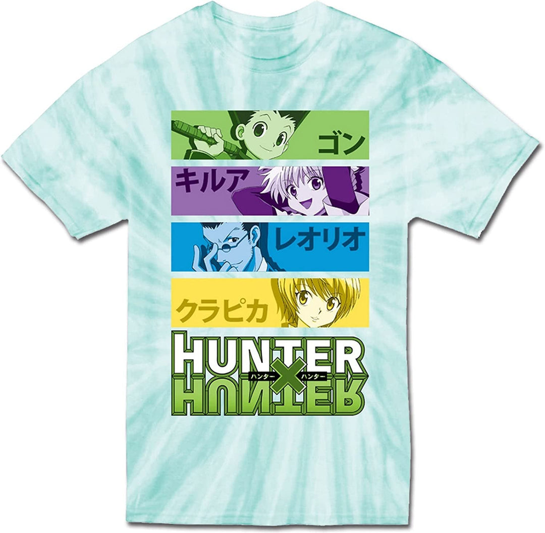 Hunter X Hunter - Group Tie Dye Adult Unisex T-Shirt - Fundom