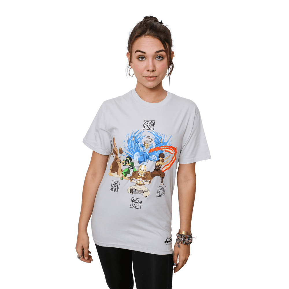 Avatar The Last Airbender the Four Elements T Shirt