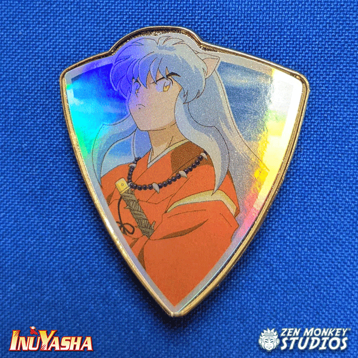 Inuyasha - Foil Shield Series - Inuyasha Pin Zen Monkey Studios - Fundom